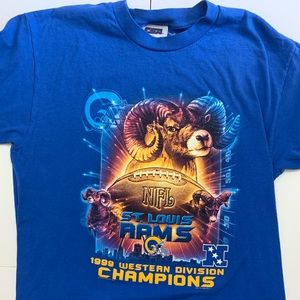 VINTAGE 1999 RAMS FOOTBALL CHAMPIONS T-SHIRT